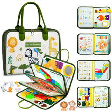 Carica l&#39;immagine nel visualizzatore di Gallery, Almaxi Giochi Montessori Busy Board per Bambini 2 Anni, Giocattoli Sensoriali Educativo Giochi da Viaggio Libri Montessori, Regalo di Natale Compleanno per Bambini Bimba Bimbo1 2 3 4 5 Anni