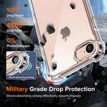 Carica l'immagine nel visualizzatore di Gallery, iVoler Anti Ingiallimento Chiaro Cover per iPhone SE 2022/2020 (3. / 2. Generazione) / iPhone 8 7 6S 6, Custodia Antiurt