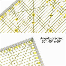 Carica l'immagine nel visualizzatore di Gallery, QWORK® 2 Pezzi righelli per patchwork, 15x15 cm e 15x30 cm righello per quilting con scala, righelli da cucito universal