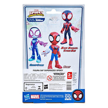 Carica l'immagine nel visualizzatore di Gallery, SPIDEY AND HIS AMAZING FRIENDS Hasbro Marvel Supersized, Action Figure da Collezione del Supereroe Giocattolo da 22,5 cm