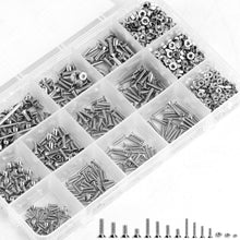 Carica l'immagine nel visualizzatore di Gallery, Set Viti Testa Svasata M2 M2.5 M3, Kit Bulloni Acciaio Inox con Rondelle