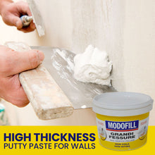 Carica l'immagine nel visualizzatore di Gallery, MODOFILL Alti Spessori - Stucco Per Muro Bianco Pronto per il Riempimento di Grossi Fori e Buchi nel Muro. Alto Riempime