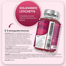Carica l'immagine nel visualizzatore di Gallery, Ashwagandha Gommose 1200mg, 120 Caramelle Vegane (2 Mesi di Fornitura)