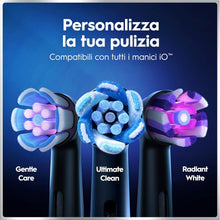 Carica l'immagine nel visualizzatore di Gallery, Oral-B iO 6 Spazzolino Elettrico, 2 Testine, Custodia, Dentifricio, Nero