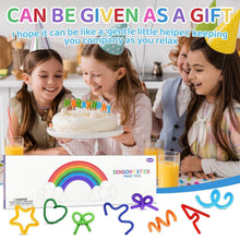 Carica l'immagine nel visualizzatore di Gallery, 8 Pezzi Fidget Toys Bastoncini Sensoriali In Silicone,Giocattoli Antistress