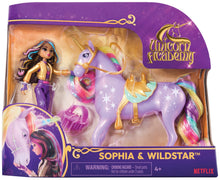 Carica l'immagine nel visualizzatore di Gallery, Unicorn Academy, Set, Sophia &amp; Wildstar con 2 Accessori, 4+