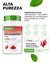 Carica l'immagine nel visualizzatore di Gallery, vit4ever Astaxantina 12 mg AstaGuard® - 90 Capsule Vegane