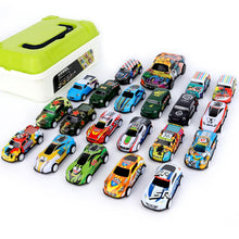 Carica l'immagine nel visualizzatore di Gallery, MXTIMWAN Macchinine per Bambini Set, Cricchetto Cars,21 Pezzi Micro Machines Cars,Bambini Giocattolo Car,Metallo Giocatt