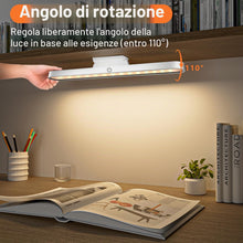 Carica l'immagine nel visualizzatore di Gallery, Realky Lampada da incasso da cucina a LED, 2 pezzi, dimmerabile, senza fili, striscia luminosa a LED ricaricabile, luce 