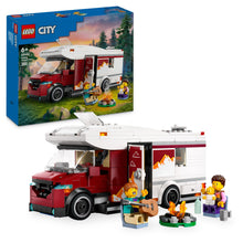 Carica l'immagine nel visualizzatore di Gallery, LEGO City Camper Van delle Vacanze d’Avventura - Veicolo Giocattolo da Costruire, Giochi per Bambini e Bambine da 6 Anni con 3 Minifigure e Accessori - Idee Regalo per Compleanni e Feste - 60454