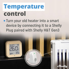 Carica l'immagine nel visualizzatore di Gallery, Shelly H&amp;T Gen3, sensore di temperatura e umidità Wi-Fi e Bluetooth