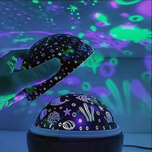Carica l'immagine nel visualizzatore di Gallery, Retoo Proiettore a LED con galassia stellata, proiettore a LED, luce polare, luce notturna per bambini, decorazione per 