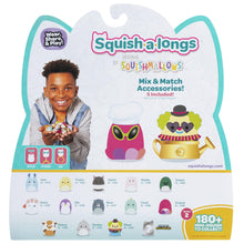 Carica l'immagine nel visualizzatore di Gallery, Squish-a-longs Confezione da 14 - Serie 1, Wave 2 - (14) Mini-Squish da 2,5 cm con (4) Accessori, (1) Attacco ad anello 