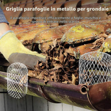Carica l'immagine nel visualizzatore di Gallery, Rete per grondaie in Metallo Alluminio antifoglie