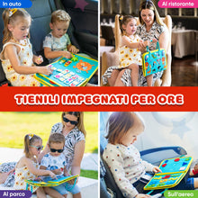Carica l&#39;immagine nel visualizzatore di Gallery, LUDAZON® Valigetta Montessori per lo Sviluppo delle Capacità Intellettive, Busy Board 1 2 3 4 5 Anni, Intrattiene per ore a Casa, al Ristorante, e in Viaggio. GUARDA IL VIDEO