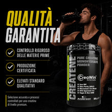 Carica l'immagine nel visualizzatore di Gallery, Creawin, Creatina Monoidrata in Polvere 500g, Alta Qualità, Anderson