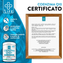 Carica l'immagine nel visualizzatore di Gallery, Coenzima Q10 200mg PiuLife® 120 Capsule Q10 Coenzima Da Ubiquinone Antiossidante Antiage, CoQ10 Integratore Pelle, Sistema Immunitario, Integratore Energia Contro i Radicali Liberi, Coenzyme Q10