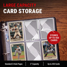Carica l'immagine nel visualizzatore di Gallery, Ultra-Pro 7028 Rpjn8-2 Album Ad Anelli, per Fogli A 9 Tasche, Blu