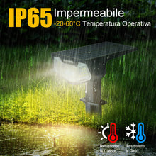 Carica l'immagine nel visualizzatore di Gallery, 2 Pezzi Faretti Solari a LED da Esterno, Lampade Luci Solari da Giardino Potenti 3 Modalità 32 LED IP65 Impermeabile Luc