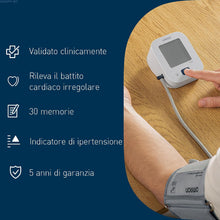 Carica l'immagine nel visualizzatore di Gallery, OMRON X2 Essential Misuratore di pressione da braccio,Clinicamente validato