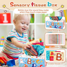 Carica l&#39;immagine nel visualizzatore di Gallery, Giochi Montessori 6 Mesi -3 Anni, 4 in 1 Giochi Bambini 1 Anno, Giochi Neonato 6-9 mesi, Sensoriali Giochi Montessori 6-12 Mesi, Giocattolo Impilabile, Giochi Natale Compleanno per Bambini