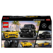 Carica l&#39;immagine nel visualizzatore di Gallery, LEGO Speed Champions Mercedes-AMG G 63 e Mercedes-AMG SL 63, Macchine Giocattolo da Costruire, 2 Modellini di Auto per Bambini e Bambine da 10 Anni con Minifigure di Piloti, Regalo di Compleanno 76924