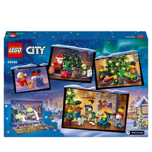 LEGO City Calendario dell’Avvento 2024, Giocattolo per il Conto alla Rovescia del Natale, Giochi Creativi per Bambini e Bambine da 5 Anni in su con 24 Sorprese, Idea Regalo da Collezione 60436