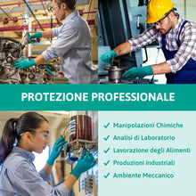 Carica l'immagine nel visualizzatore di Gallery, Ansell TouchNTuff 92-600 Guanti Monouso in Nitrile, Senza Polvere, Alta Resistenza Chimica e Meccanica, Protezione degli