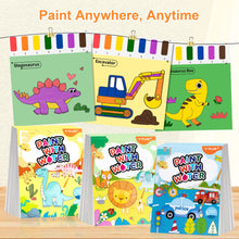 Carica l'immagine nel visualizzatore di Gallery, YPLUS Dipingi con Libri ad Acqua per Bambini Piccoli， Carta per Pittura ad Acquerello per Bambini 1-4 Anni， Regalo Artistico con Pennello Inclusi - Animale
