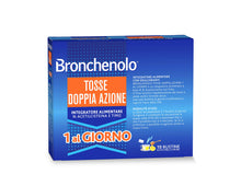 Carica l'immagine nel visualizzatore di Gallery, Bronchenolo Tosse Doppia Azione per la Tosse al Miele e Limone 10 Bustine - 979373976
