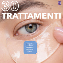 Carica l'immagine nel visualizzatore di Gallery, 60 Patch Occhi con Niacinamide, Collagene e Acido Ialuronico. Patch Occhiaie e Borse, Maschera Contorno Occhi Occhiaie