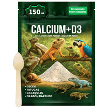 Carica l'immagine nel visualizzatore di Gallery, AF® Calcio Tartaruga di Terra e Rettili, 150g Calcium D3 Calcio per Tartarughe di Terra Vitamina D3 Senza Fosforo, Polve