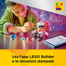 Carica l'immagine nel visualizzatore di Gallery, LEGO Creator 3 in 1 Robot Spaziale Giocattolo - Si Trasforma in Cane o in Razzo - Set di Costruzioni per Bambini, Bambine, Ragazzi e Ragazze da 8 Anni - Idea Regalo di Compleanno Creativa - 31164