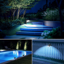 Carica l'immagine nel visualizzatore di Gallery, Linkind StarRay Luci Solari Esterno Giardino con Sensore di Movimento Bianca Fredda, 16 LED Faretti Solari Decorative, 6