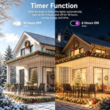 Carica l'immagine nel visualizzatore di Gallery, yowin Tenda Luminosa 3m x 3m 300 LED Luci Natale con Spina