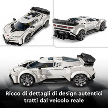 Carica l'immagine nel visualizzatore di Gallery, LEGO Speed Champions Hyper Sports Car Bugatti Centodieci - Modellino di Auto con Minifigure del Pilota - Macchina Giocattolo per Bambini da 9 Anni - Regalo di Compleanno - 77240