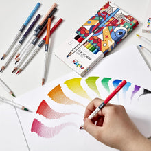 Carica l'immagine nel visualizzatore di Gallery, CARIOCA Plus I Matite Colorate 4.0 in Legno con Mina spessa e morbida ad alta pigmentazione I 12 pezzi