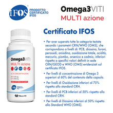 Carica l'immagine nel visualizzatore di Gallery, Omega3 Multi Azione, 60 Perle Softgel da 1.4 g, Integratore di Acidi Grassi Essenziali per Salute Cardiovascolare e Cere