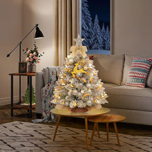 Carica l'immagine nel visualizzatore di Gallery, Albero di Natale Piccolo 60 cm,Mini Albero di Natale con LED Illuminazione, per DIY Tavolo da Pranzo Decorazione Natalizia,piccolo albero di natale
