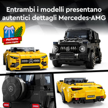 Carica l&#39;immagine nel visualizzatore di Gallery, LEGO Speed Champions Mercedes-AMG G 63 e Mercedes-AMG SL 63, Macchine Giocattolo da Costruire, 2 Modellini di Auto per Bambini e Bambine da 10 Anni con Minifigure di Piloti, Regalo di Compleanno 76924