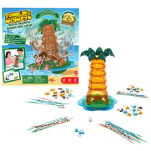 Carica l'immagine nel visualizzatore di Gallery, Mattel Games - Salva le Scimmie Rockin' Tree Party, edizione speciale 25 anniversario con albero che oscilla, animali diversi e bastoncini ondulati e a zig-zag, giocattolo per bambini, 5+ anni, HTW65
