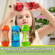 Carica l'immagine nel visualizzatore di Gallery, JOYIN Tubi Sensoriali Fidget, Set da 4 Pezzi, Giocattoli Sensoriali con Movimento Liquido, Gocce Rosa, Vulcano Rosso, Sabbia Brillante e Pesci Colorati, Giochi Calmanti per Bambini 3+