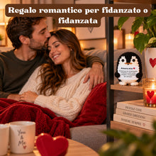 Carica l'immagine nel visualizzatore di Gallery, Pinguino Peluche dell’Amore – Regalo Romantico per Fidanzato o Fidanzata, Idea Regalo Anniversario, Mesiversario o Matri
