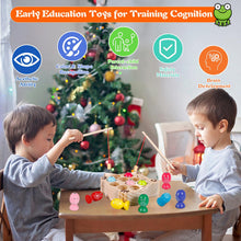 Carica l'immagine nel visualizzatore di Gallery, ZLPBAO Giochi Montessori, Giochi di Pesca per Bambini Magnetici in Legno mit 10 Pesci e Due Canne da Pesca, Giochi Montessori Bambini 2 3 4 Anni, Regalo Maschio Bambino Giochi 2 3 4 Anni