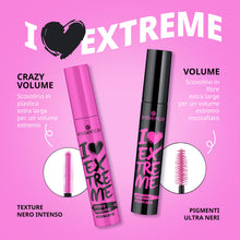 Carica l'immagine nel visualizzatore di Gallery, essence I LOVE EXTREME volume mascara volumizzante volume intenso (12 ml)