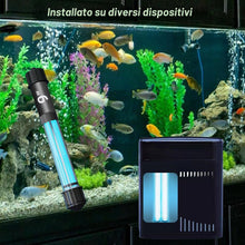 Carica l'immagine nel visualizzatore di Gallery, Lampada di Disinfezione UV G23 2-PIN 9W(165.5mm)Lampadina di Disinfezione UVC Compatta Filtro di Disinfezione UV Tubolar