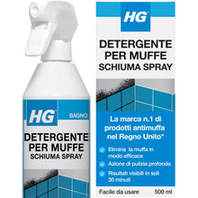 Carica l'immagine nel visualizzatore di Gallery, HG Schiuma Spray Detergente per Muffe, Antimuffa per Muri Interni, 500m