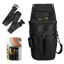 Carica l'immagine nel visualizzatore di Gallery, Cintura Porta Attrezzi,Marsupio Elettricista,Porta Attrezzi da Cintura,Regolabile Marsupio Attrezzi con 14 Tasche per El