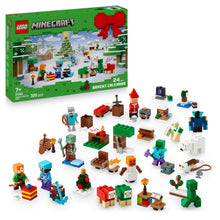 Carica l'immagine nel visualizzatore di Gallery, LEGO Minecraft Calendario dell'Avvento 2025 per Bambini e Bambine da 7 Anni - Gioco per il Conto alla Rovescia di Natale con 24 Sorprese come Minifigure e Mini Costruzioni - Regalo per Gamer - 21280