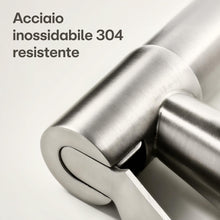 Carica l'immagine nel visualizzatore di Gallery, Praknu Idroscopino per WC in Acciaio Inox – Doccetta Bidet con Supporto